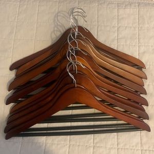 Set of 12 Wood Hangers